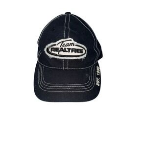 Team Realtree Black Baseball Cap Adjustable Strap Embroidered Logo Hat hunting